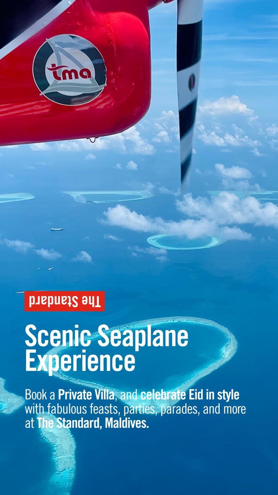The Standard, Huruvalhi Maldives (Adults Only) Meedhoo  Exteriör bild The Standard Scenic Seaplane
